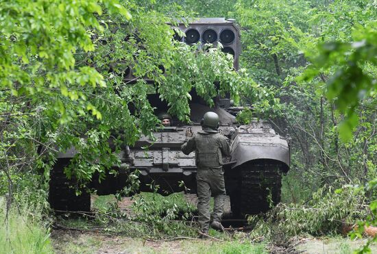 Russia Ukraine Military Operation Thermobaric Rocket Launcher