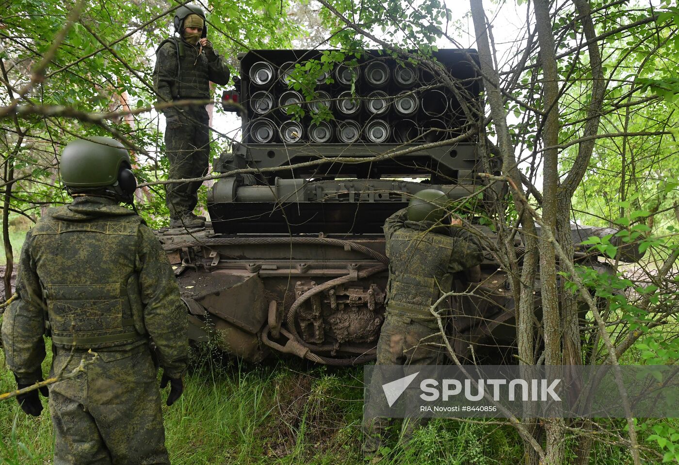 Russia Ukraine Military Operation Thermobaric Rocket Launcher