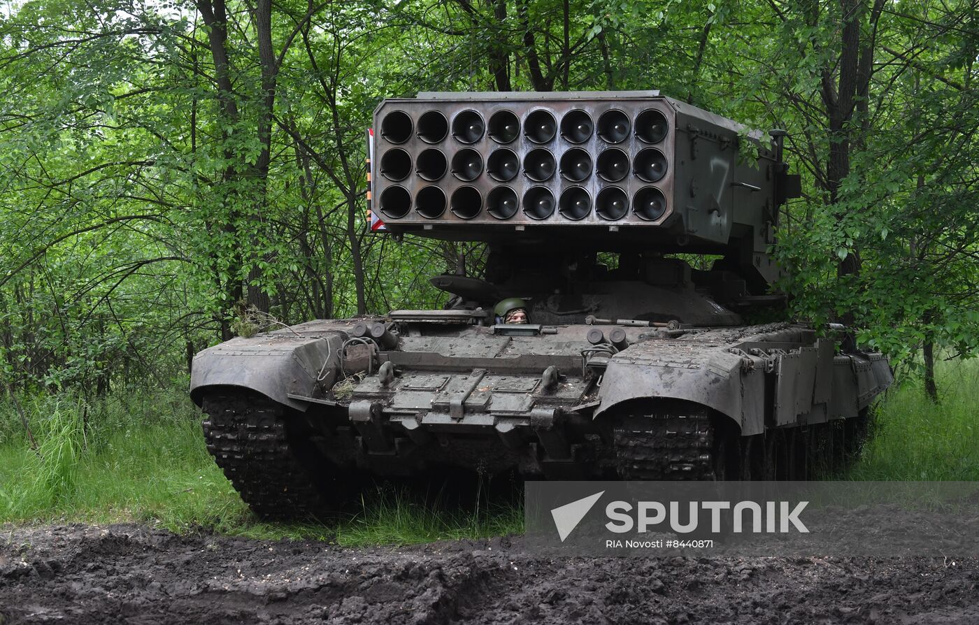 Russia Ukraine Military Operation Thermobaric Rocket Launcher