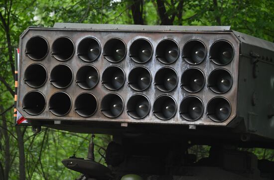 Russia Ukraine Military Operation Thermobaric Rocket Launcher