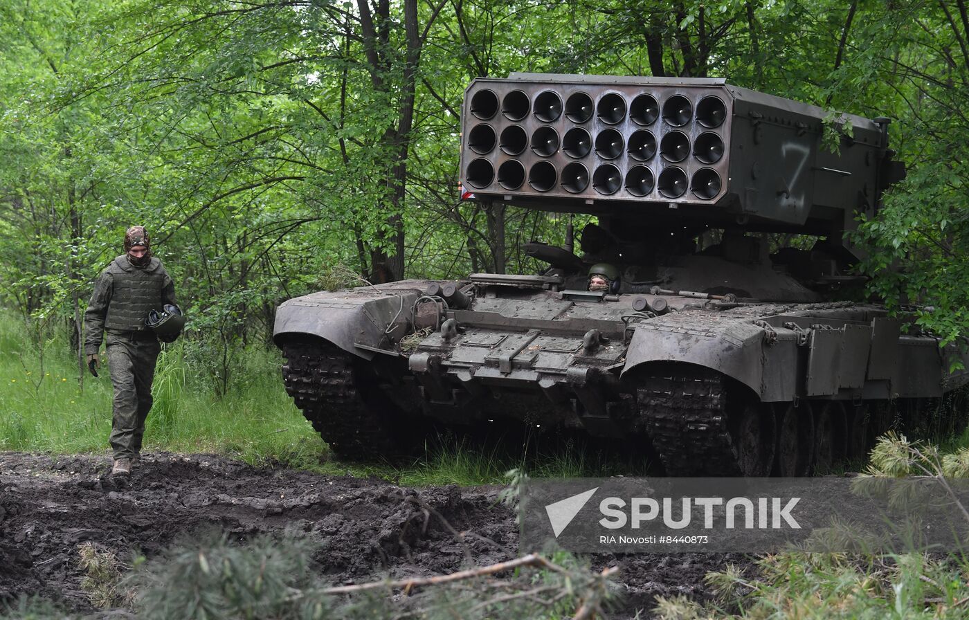 Russia Ukraine Military Operation Thermobaric Rocket Launcher