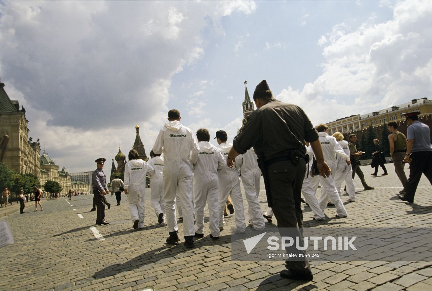 Greenpeace's unauthorized event on Red Square