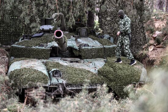 Russia Ukraine Military Operation Tank Unit