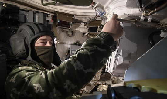 Russia Ukraine Military Operation Tank Unit