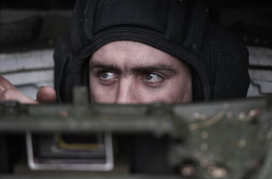 Russia Ukraine Military Operation Tank Unit
