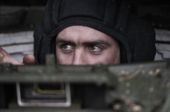 Russia Ukraine Military Operation Tank Unit