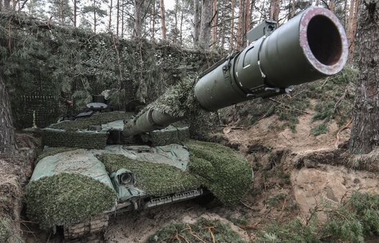 Russia Ukraine Military Operation Tank Unit