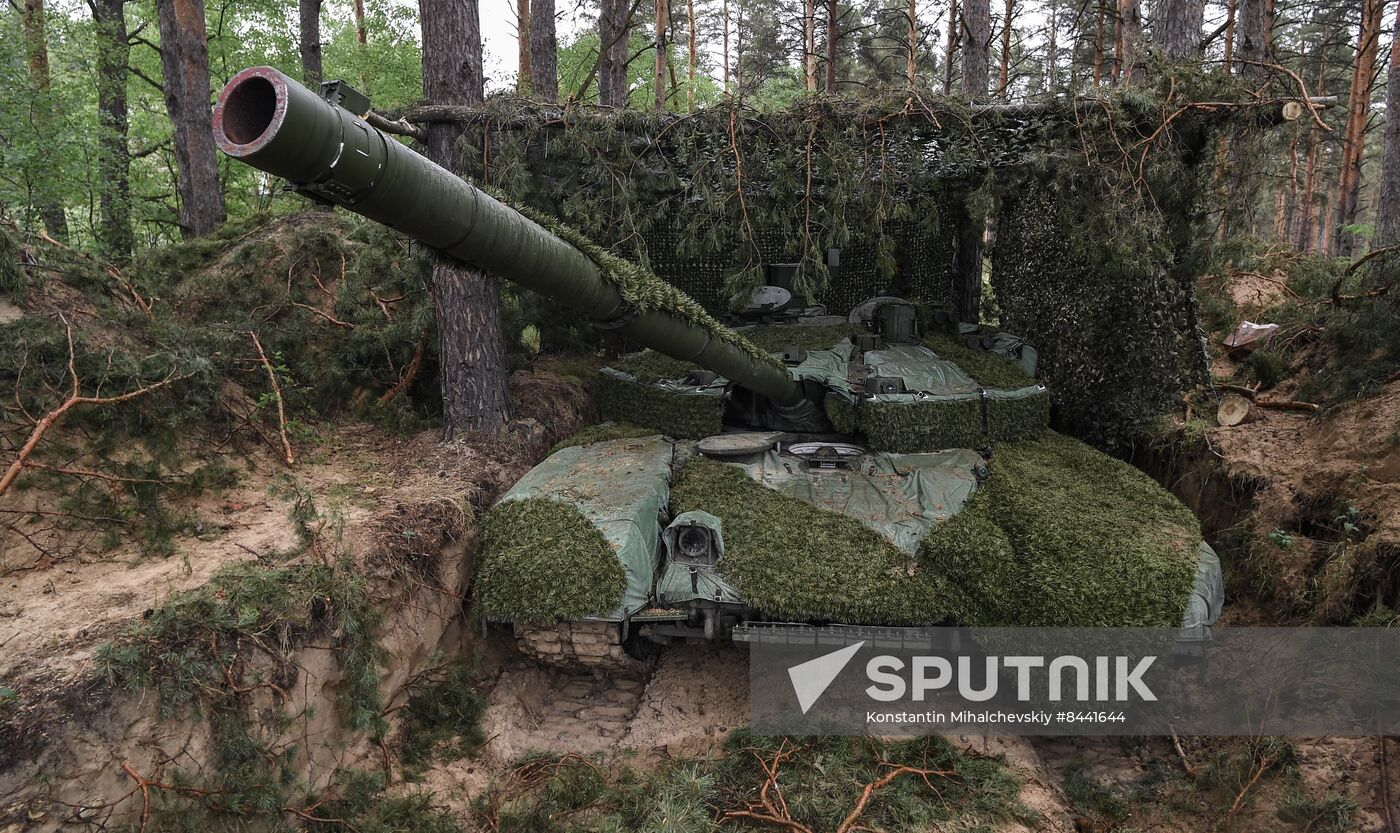 Russia Ukraine Military Operation Tank Unit