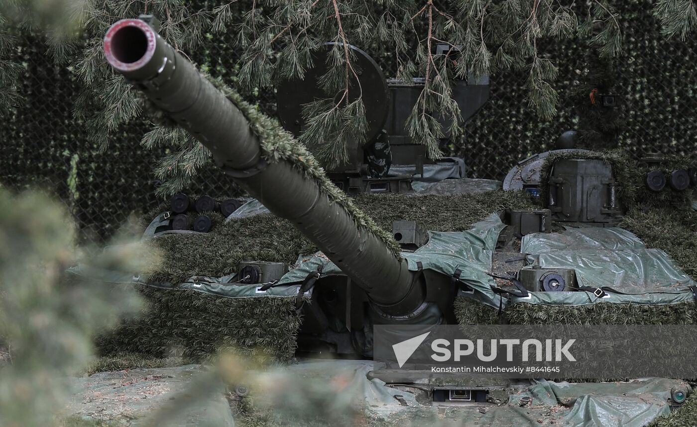 Russia Ukraine Military Operation Tank Unit