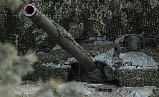 Russia Ukraine Military Operation Tank Unit