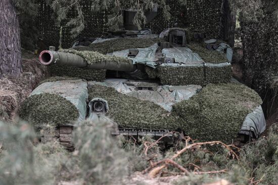 Russia Ukraine Military Operation Tank Unit