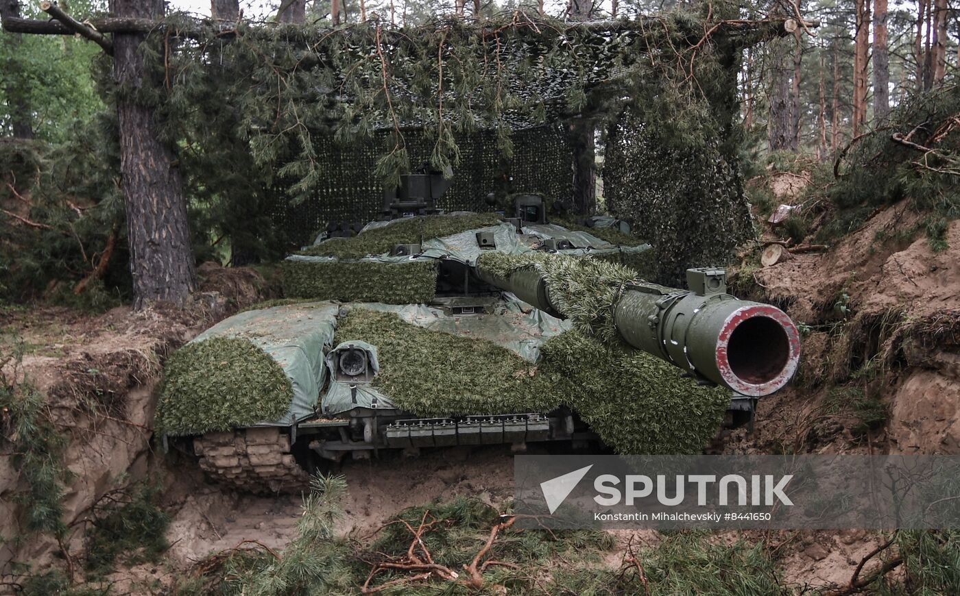 Russia Ukraine Military Operation Tank Unit