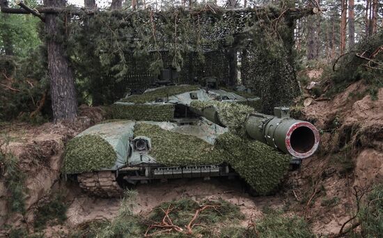 Russia Ukraine Military Operation Tank Unit