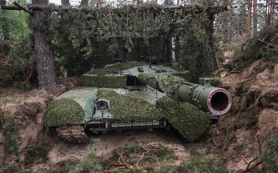 Russia Ukraine Military Operation Tank Unit