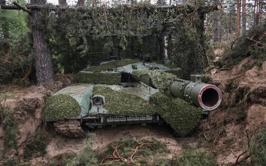 Russia Ukraine Military Operation Tank Unit