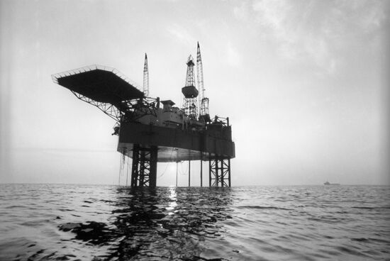 Floating drilling rig of Petrobaltic association