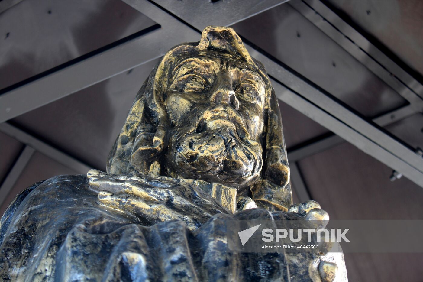 Monument to Alexander Nevsky in Staraya (Old) Ladoga