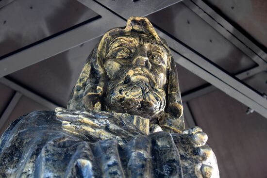Monument to Alexander Nevsky in Staraya (Old) Ladoga