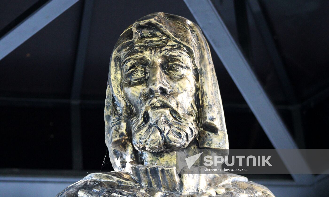 Monument to Alexander Nevsky in Staraya (Old) Ladoga