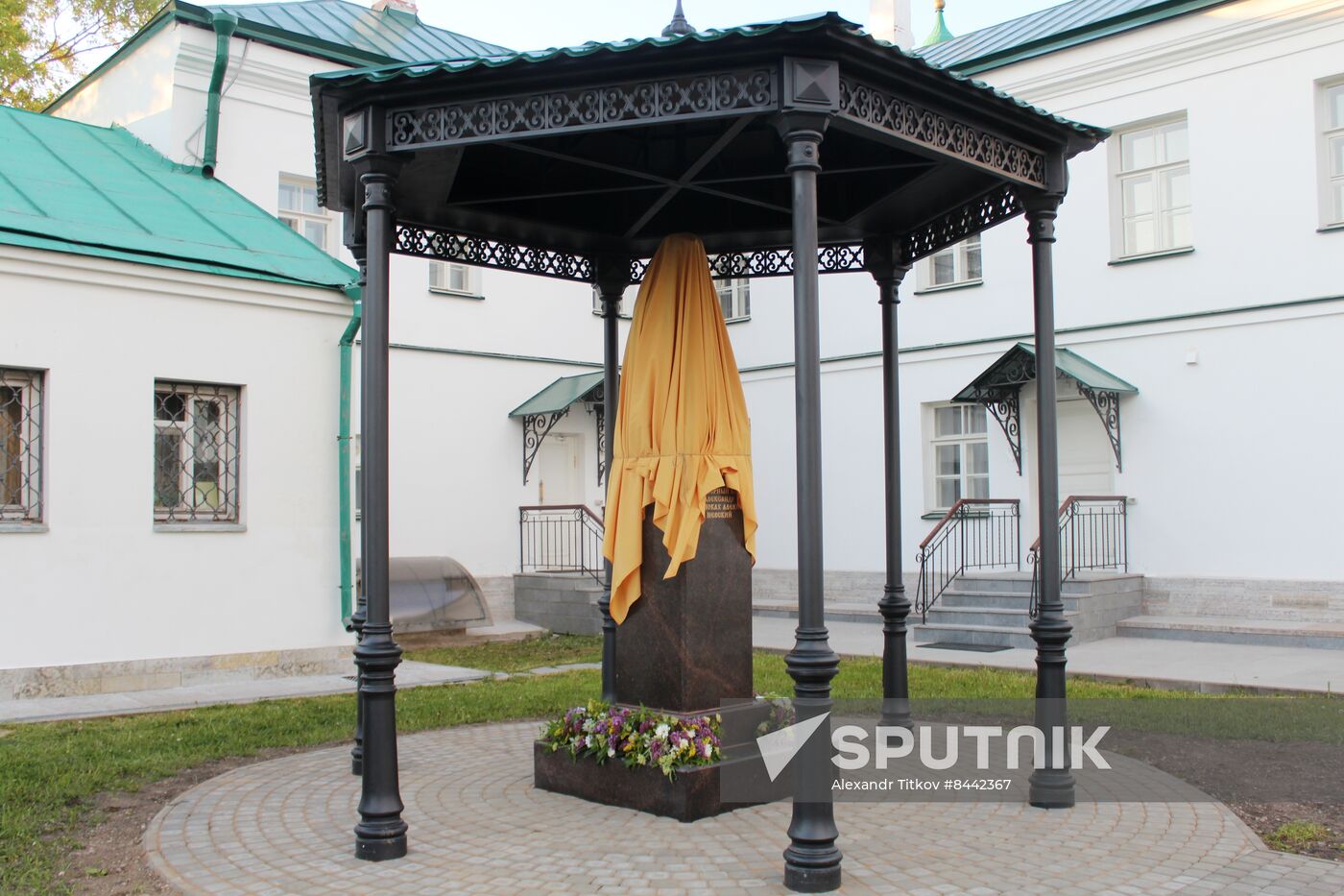 Monument to Alexander Nevsky in Staraya (Old) Ladoga