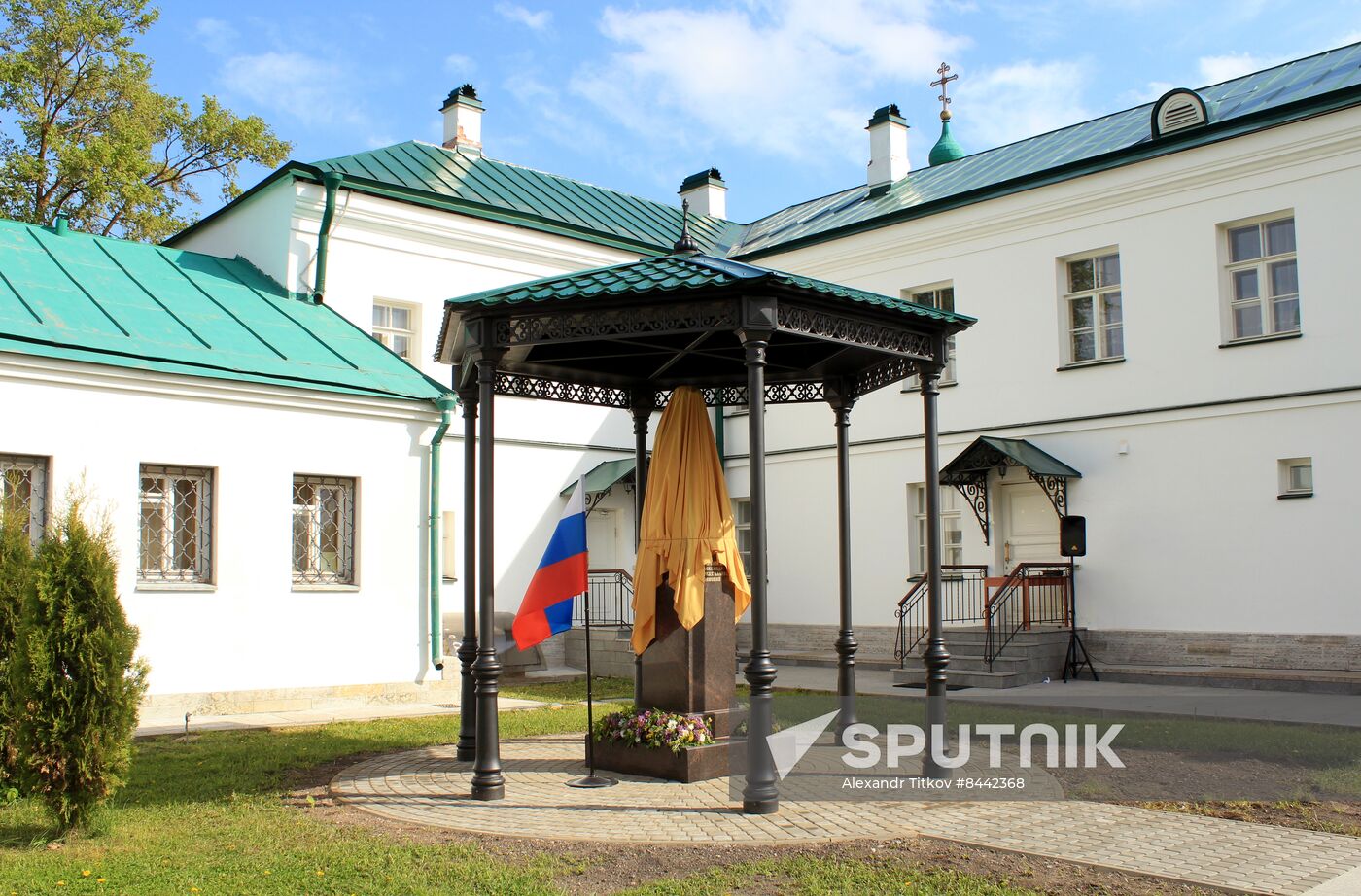 Monument to Alexander Nevsky in Staraya (Old) Ladoga
