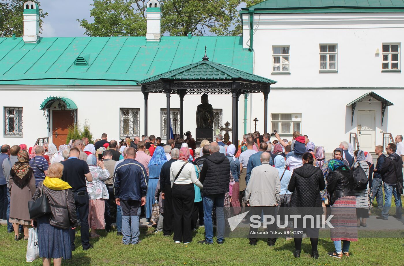 Monument to Alexander Nevsky in Staraya (Old) Ladoga
