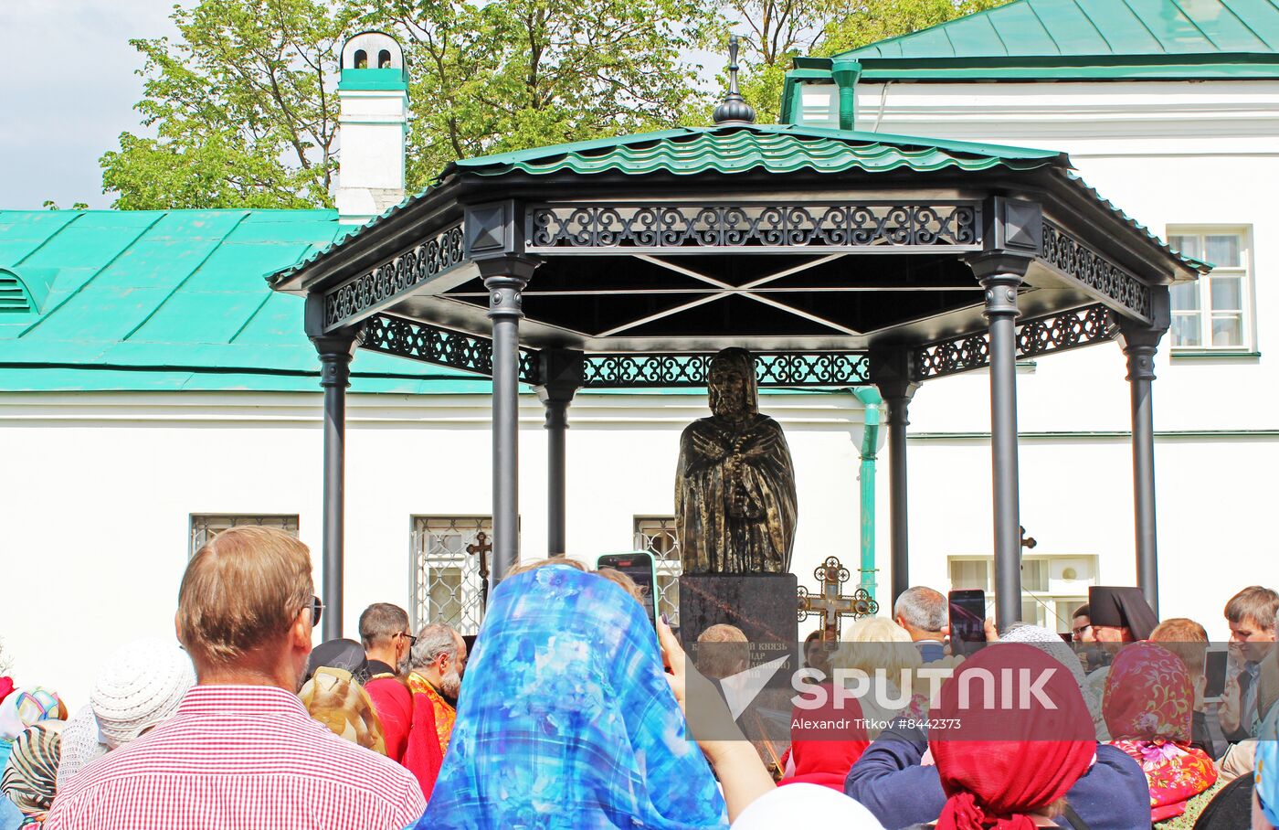 Monument to Alexander Nevsky in Staraya (Old) Ladoga