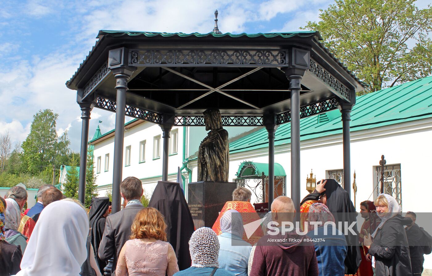 Monument to Alexander Nevsky in Staraya (Old) Ladoga