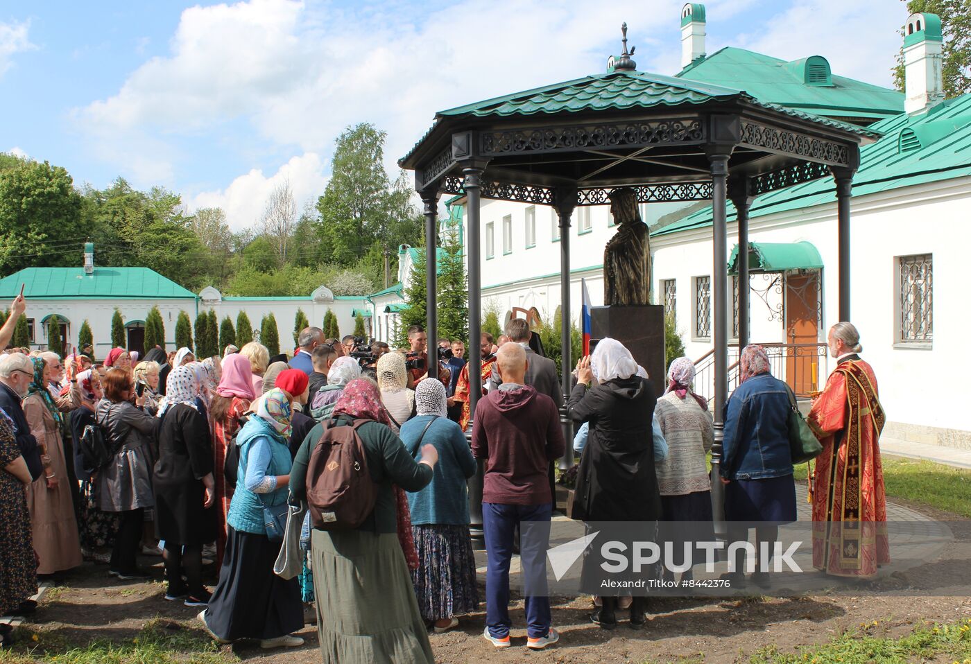 Monument to Alexander Nevsky in Staraya (Old) Ladoga