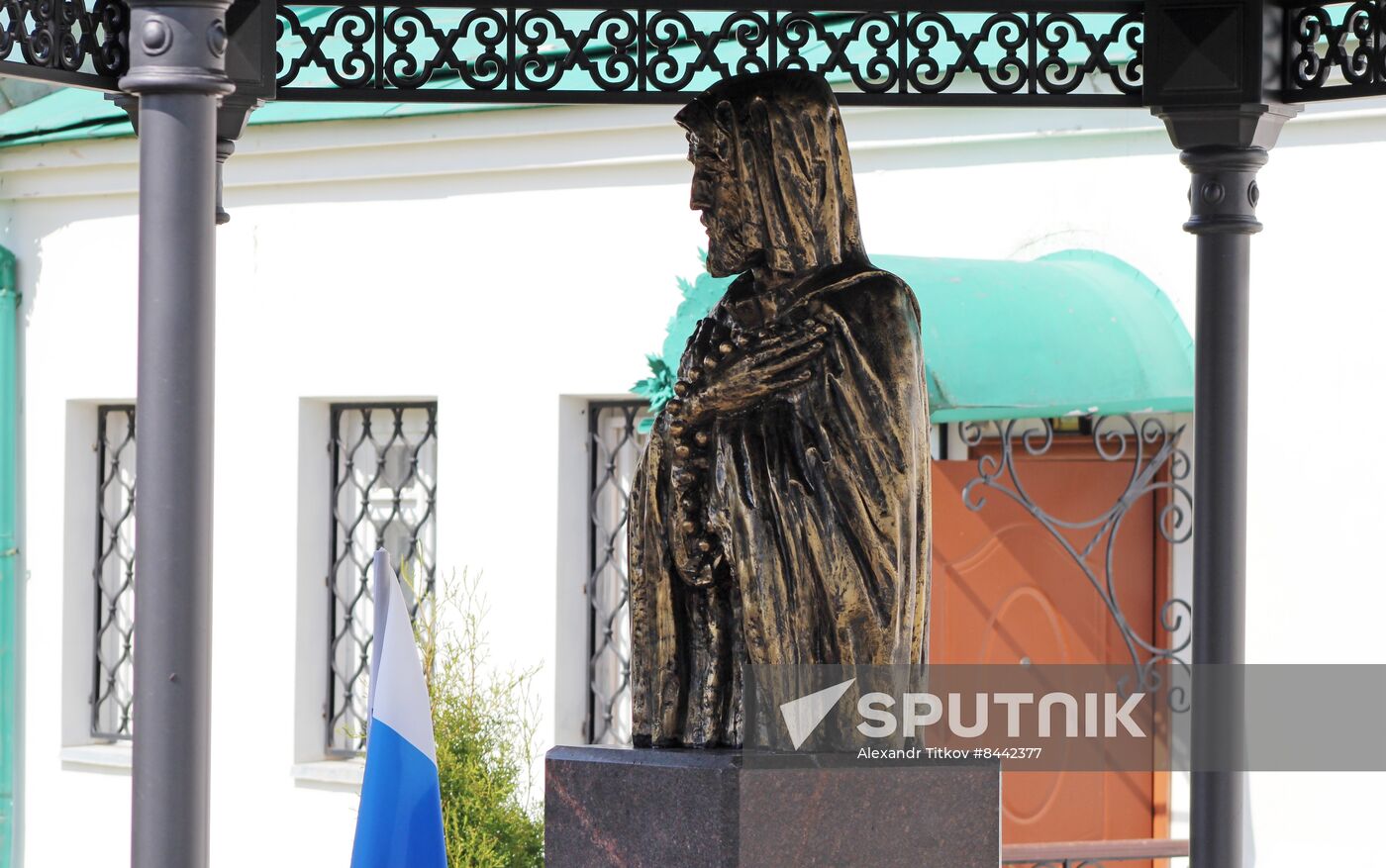 Monument to Alexander Nevsky in Staraya (Old) Ladoga