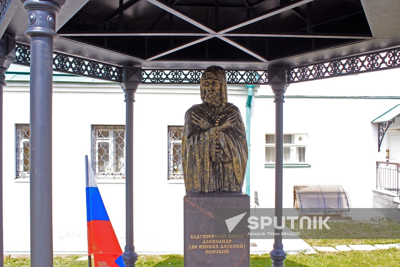 Monument to Alexander Nevsky in Staraya (Old) Ladoga