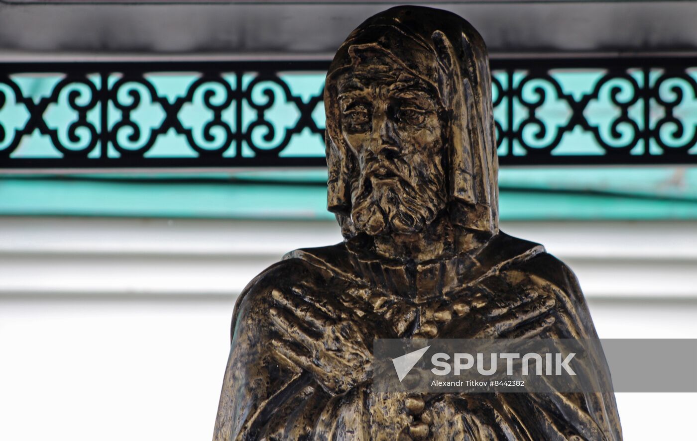 Monument to Alexander Nevsky in Staraya (Old) Ladoga