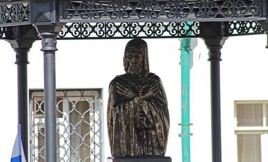 Monument to Alexander Nevsky in Staraya (Old) Ladoga