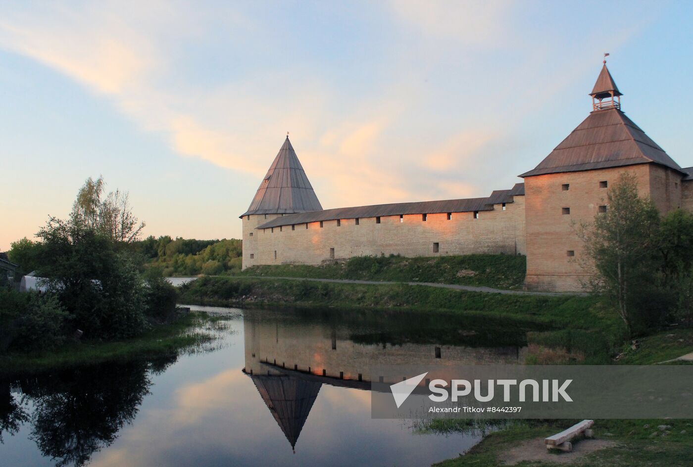 A breathtaking view of the Staraya (Old) Ladoga Fortress in the Leningrad Region.