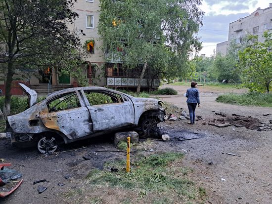 Russia Ukraine Military Operation Shelling