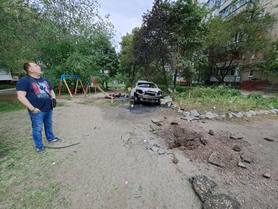 Russia Ukraine Military Operation Shelling