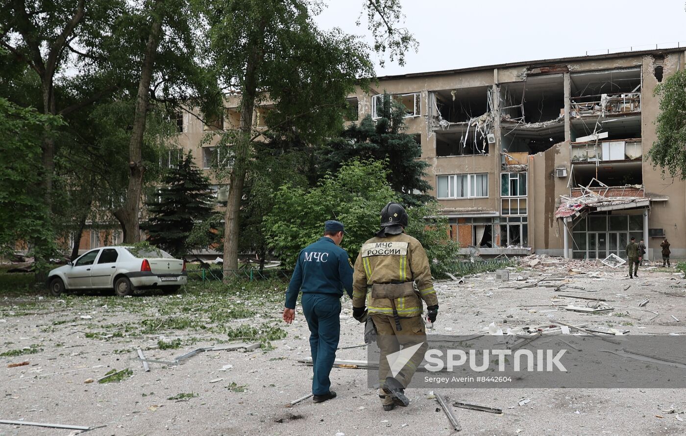 Russia Ukraine Military Operation Shelling