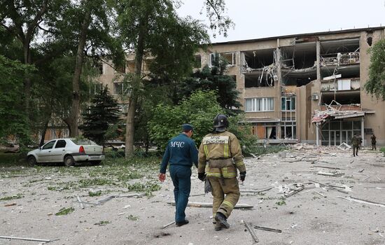 Russia Ukraine Military Operation Shelling