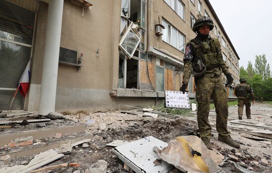 Russia Ukraine Military Operation Shelling