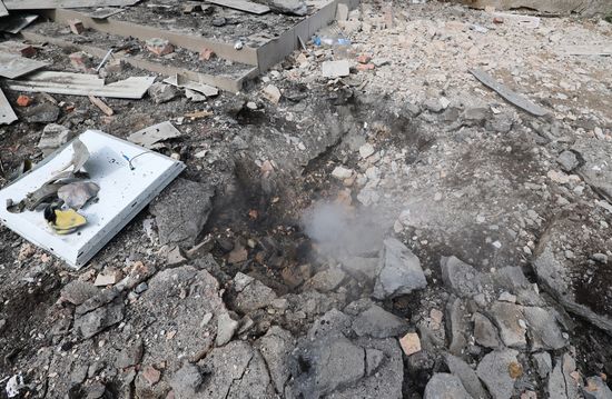 Russia Ukraine Military Operation Shelling