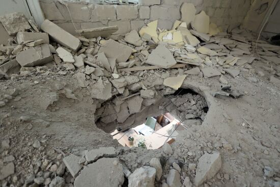 Russia Ukraine Military Operation Shelling