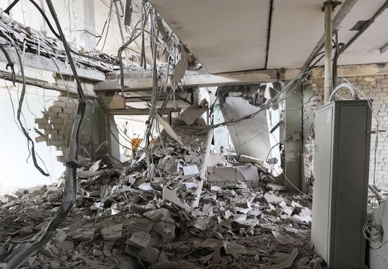 Russia Ukraine Military Operation Shelling