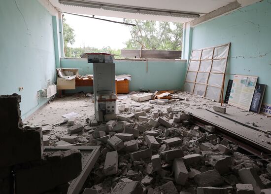 Russia Ukraine Military Operation Shelling