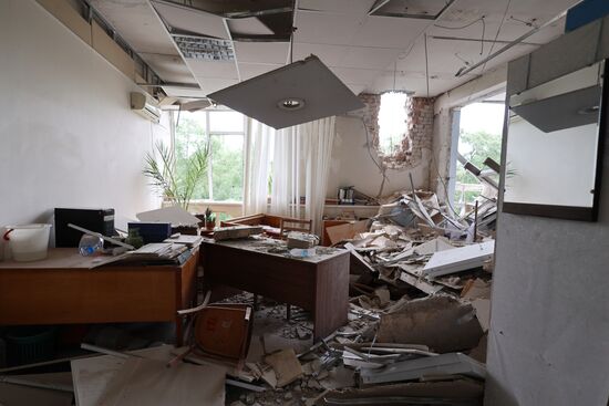 Russia Ukraine Military Operation Shelling