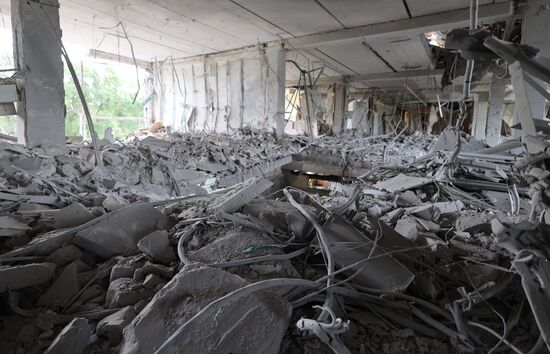 Russia Ukraine Military Operation Shelling