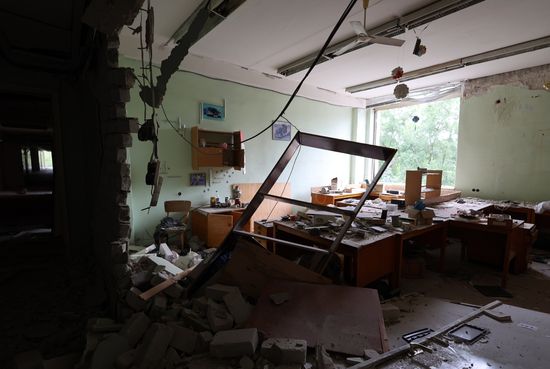 Russia Ukraine Military Operation Shelling