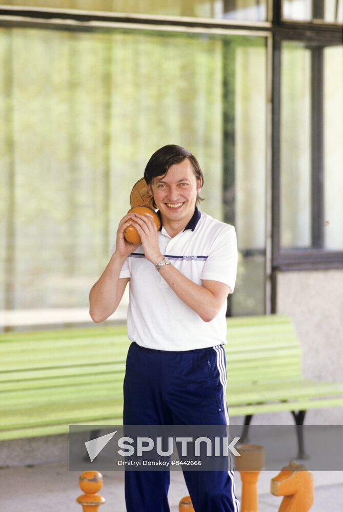 Chess player Anatoly Karpov