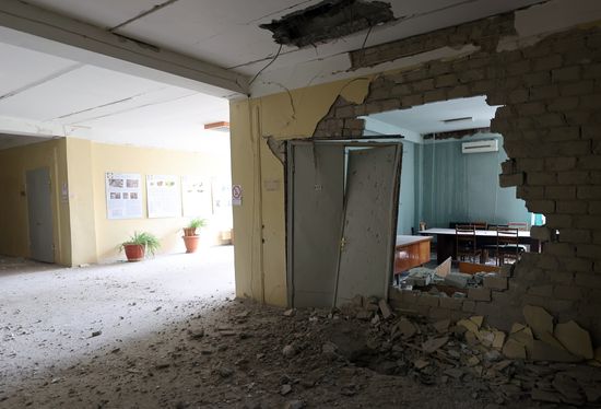 Russia Ukraine Military Operation Shelling