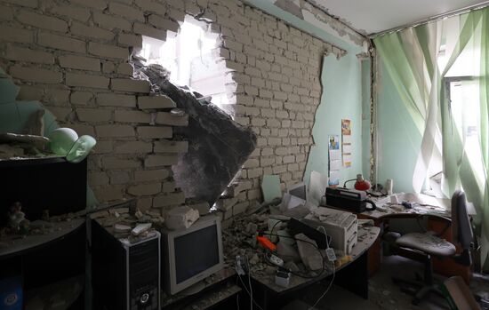 Russia Ukraine Military Operation Shelling