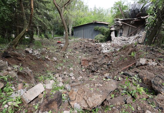 Russia Ukraine Military Operation Shelling